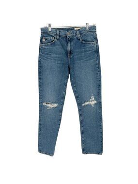 AG Jeans Ex-Boyfriend Slouchy Slim Distressed Jeans Size 26
